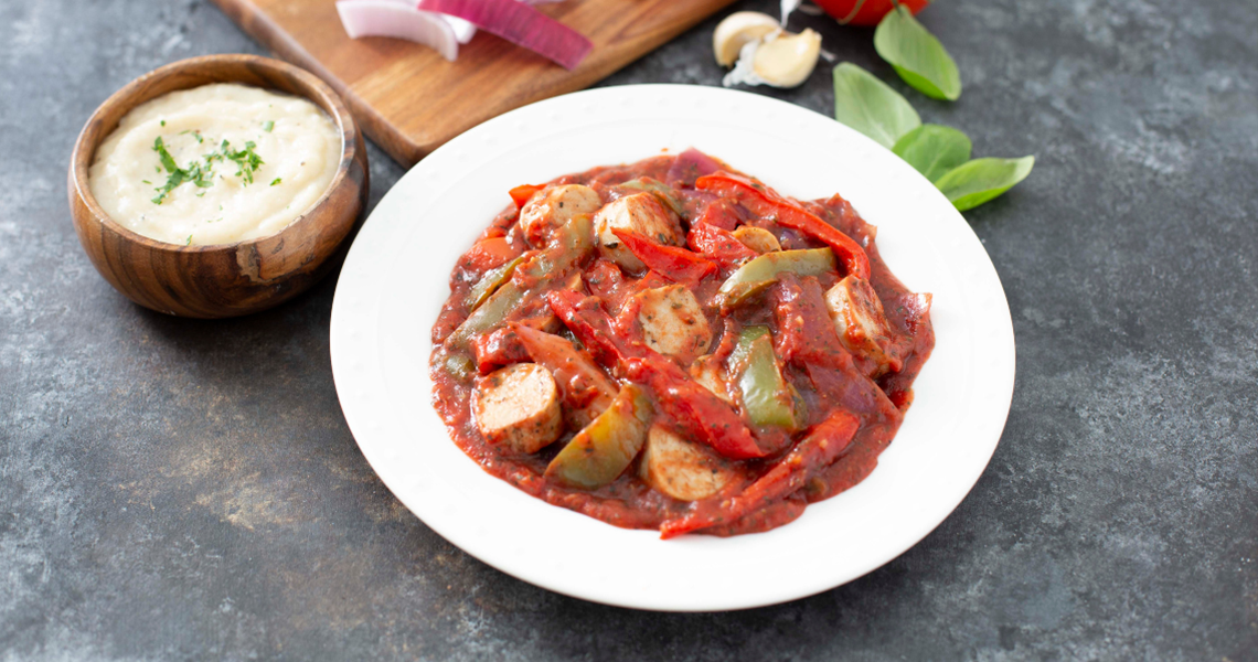 Italian Chicken Sausage with Peppers