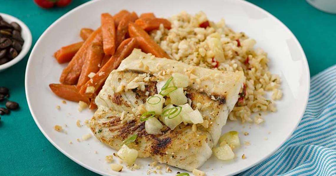 Macadamia Crusted Barramundi Seabass