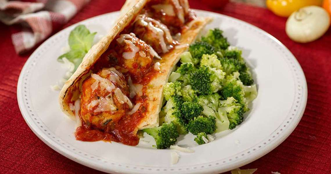 Chicken Meatball Marinara Wrap Kit