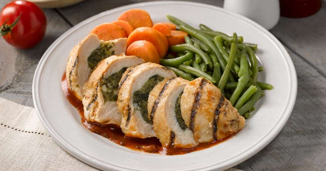 Spinach and Feta Stuffed Chicken