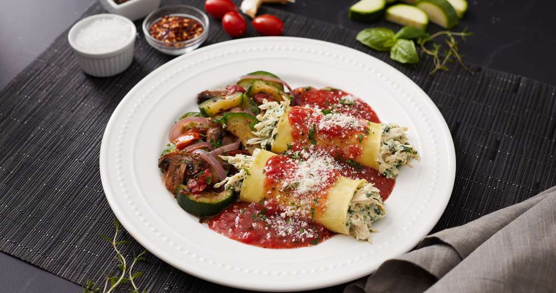 Chicken Florentine Cannelloni