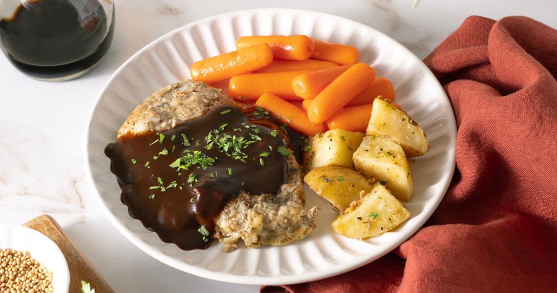 Balsamic Chicken with Roasted Parmesan Potatoes